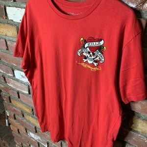 Ed Hardy “Love Kills Slowly” Embroidered Tee